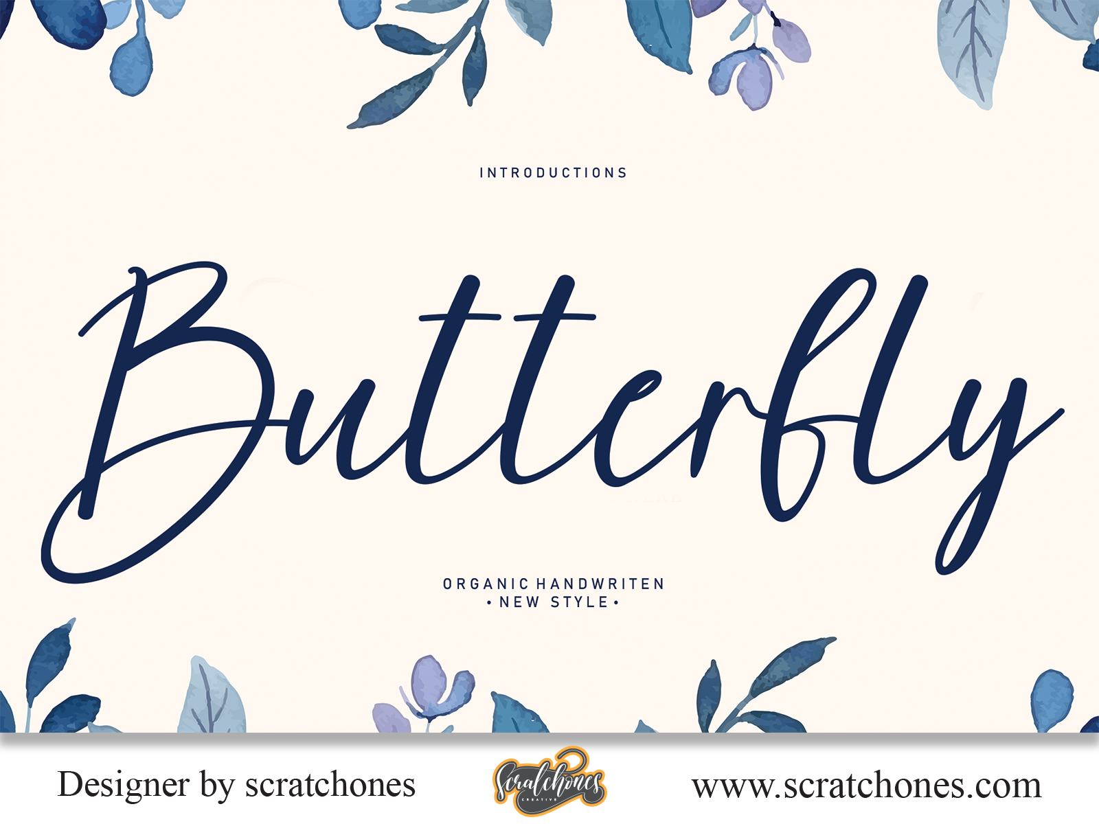 Butterfly | Script-Handwriting Font by Scratchones_creative on Dribbble