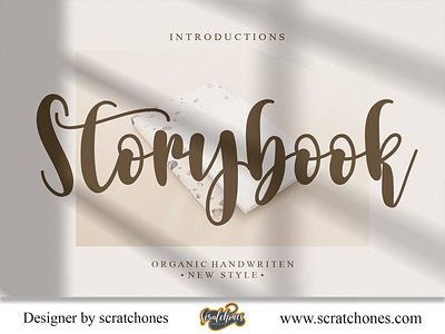 Storybook | Script-Handwriting Font