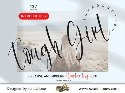 Tough Girl | Script-Handwriting Font