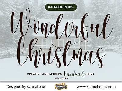 Wonderful Christmas | Script-Handwriting Font