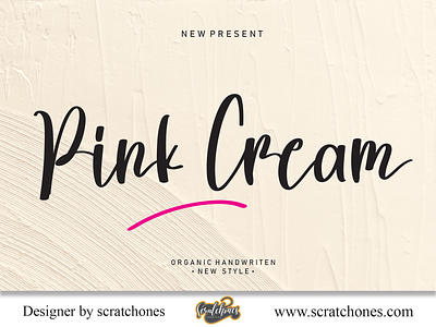 Pink Cream | Script-Handwriting Font