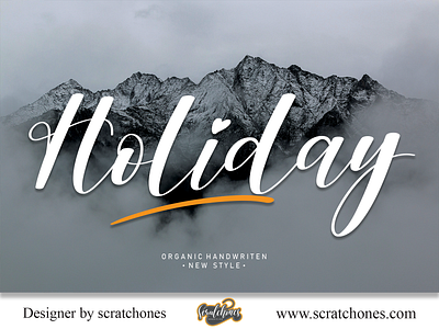 Holiday | Script-Handwriting Font