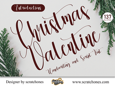 Christmas Valentine | Script-Handwriting Font