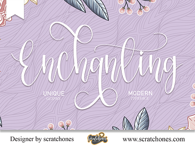Enchanting | Script-Handwriting Font