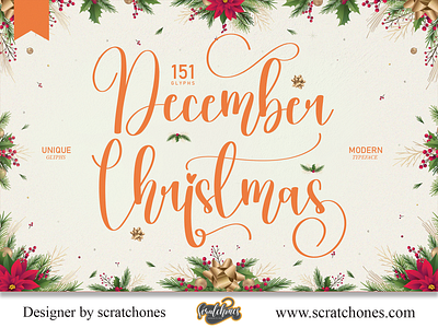 December Christmas | Script-Handwriting Font