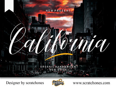 California | Script-Handwriting Font