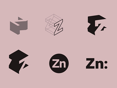 Z identity interior design logo symbol