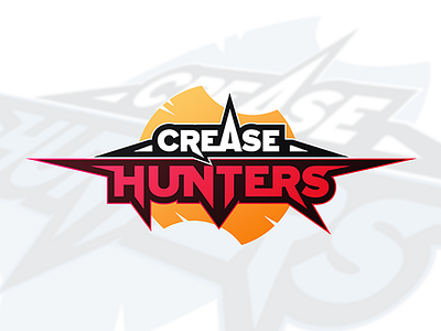 Crease Hunters cricket design designer event illustrator logo sport sports vector