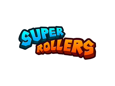 Super Rollers design game illustration logo