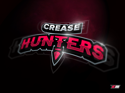 Crease Hunters crease hunters design illustrator logo sports vector