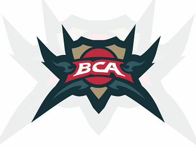 BCA - Team Logo design illustrator logo logotype sports vector