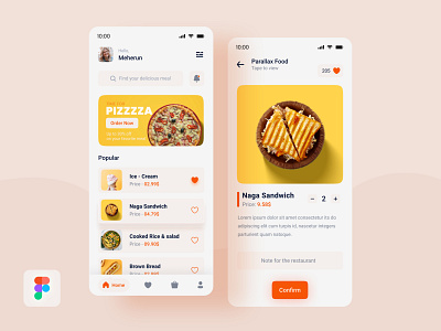 Food Delivery App Concept