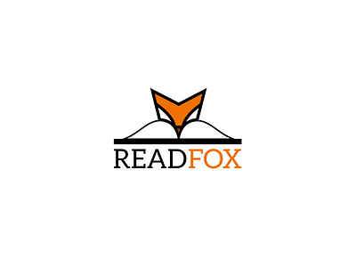 Logo Challenge Day-16 , prompt- Fox (Readfox) adobeillustrator branding dailylogochallenge design figma graphic design illustration logo logotype vector