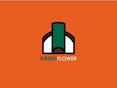 Logo Challenge Day-21 , prompt- City (Greenflower) adobeillustrator branding dailylogochallenge design figma graphic design illustration logo logodesign vector