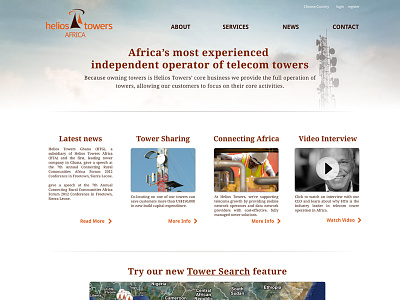 Helios home page redesign africa branding home mockup page redesign ui ux web design