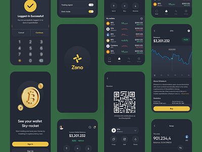 Zeno cryptocurrency wallet app