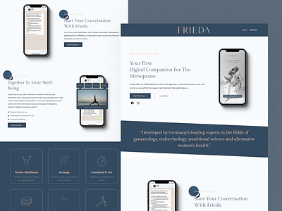 Menopause treatment app website disease cure figma health website treatment website uidesign uiux web design