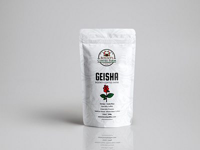 Geisha Coffee Packaging Design