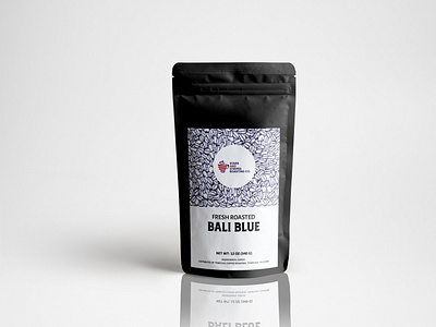 Bali Blue Coffee MInimalist Label Design adobe photoshop coffee coffee label coffee packaging coffee packing coffee sticker graphics deisgn packaging deisgn pouch packaging product packaging