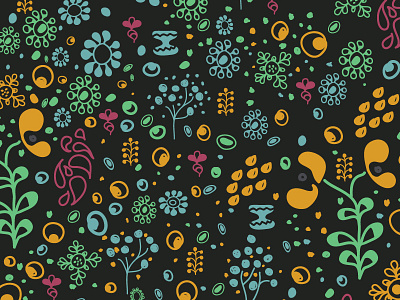 The Beginning floral pattern organic pattern pattern design