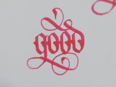 Good calligraphy handlettering pilot parallel typography