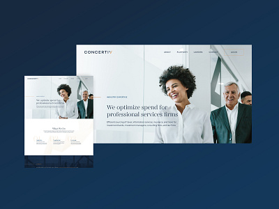 Concertiv Brand Identity: Website