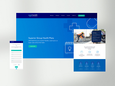 CGS Health Brand Identity: Website