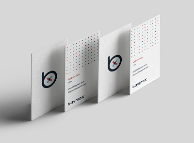 Baymax Research® Brand Identity: Business Card brand identity branddesign brandidentity branding branding studio businesscard c42d design identity identity design logo stationery