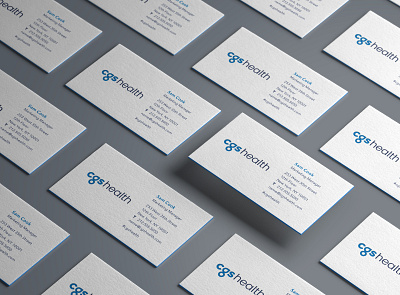 CGS Health Brand Identity: Business Card brand identity branddesign brandidentity branding branding studio c42d design identity identity design logo