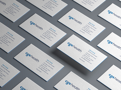 CGS Health Brand Identity: Business Card