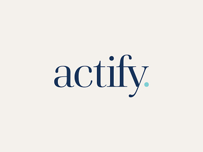 Actify Brand Identity: Logo