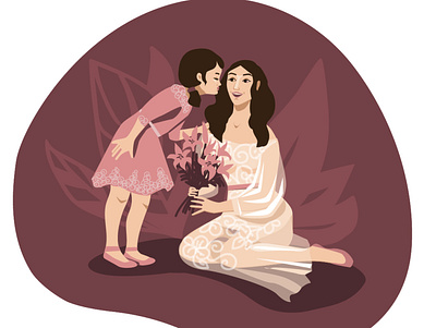 Motherhood illustration vector