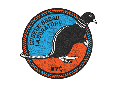 Cheese Bread Laboratory (Rat Edition) bird illustration logo nyc pigeon pitu rat