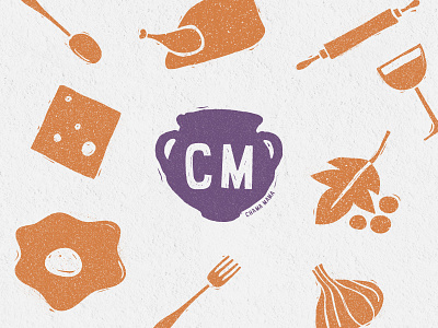 Georgian restaurant icons icons illustrator letters lockup logo pitu texture typography vector