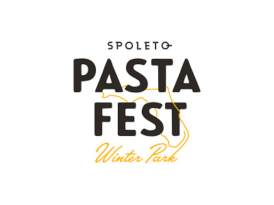Spoleto event logo branding illustrator letters lockup logo pitu typography