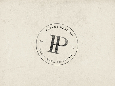 Patent Pending stamp 2 badge branding illustrator letters lockup logo pitu print stamp typography