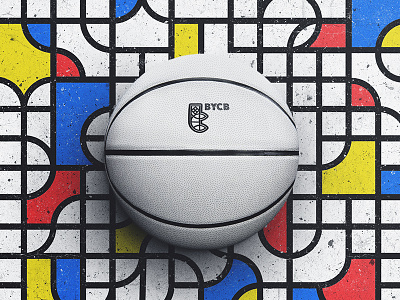 BYCB Pattern basketball branding color design identity illustrator logo patterns pitu typography vector