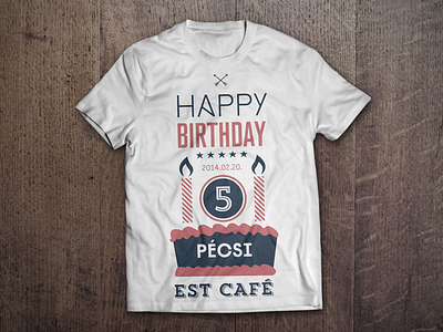 Happy Birthday Tshirt birthday cake candle thirt typography