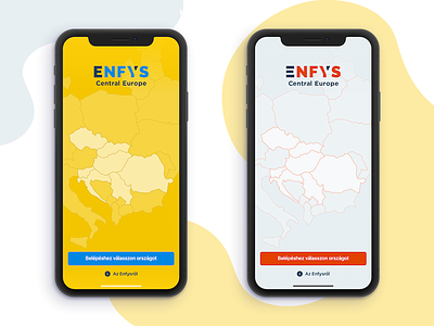 Enfys Restaurant Guide App app color shemes europe ios map restaurant ui unique