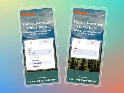 Expedition guide. design graphic design mobile responsive ui ui design ux web