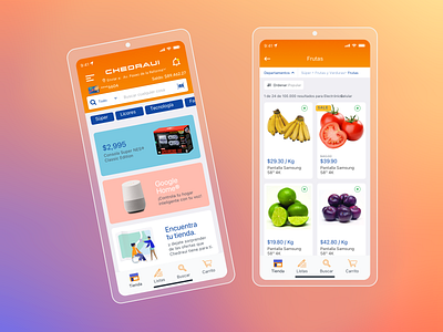 Chedraui app app design design mobile retail store ui ui design ux