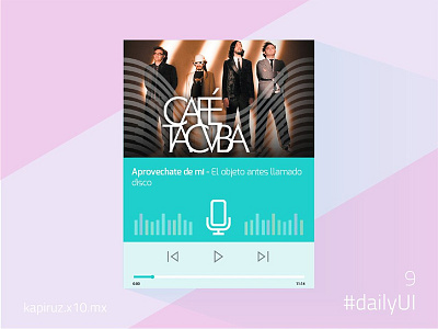 Music player dailyui player ui ux