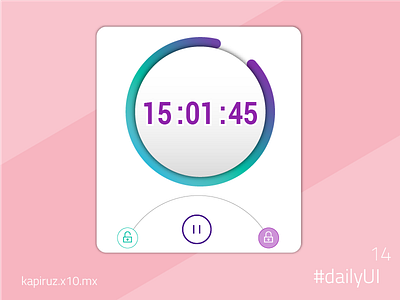 Countdown Timer dailyui ui ux