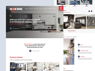 Kitchen designer homepage clean design homepage kitchen minimal ui ux webdesign website white
