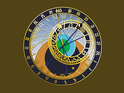 Prague Clock animation astronomical clock prague