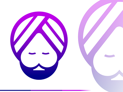guru logo design face facelogo graphic design guru icon illustration logo man vector
