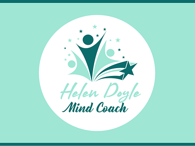 Mind coach logo design branding bussiness logo design icon illustration logo mind coach minimalism peace peaceful vector