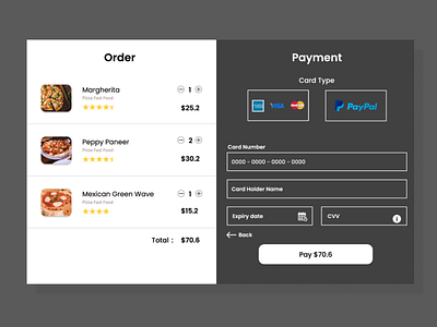 Credit Card Checkout Page dailyui design icon typography ui ux