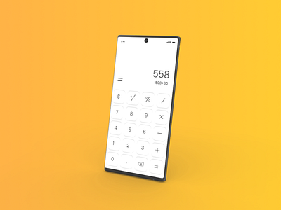 Calculator Ui Mockup