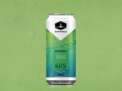 Craft Beer Can -- Gunwhale x Brewery Rex 2 beer can craft label